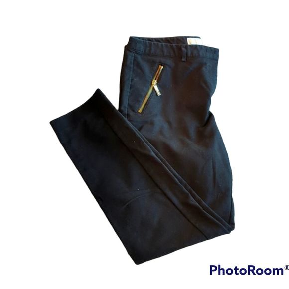 Black Ankle Length Chinos by Michael Kors Size 8 - Picture 2 of 6